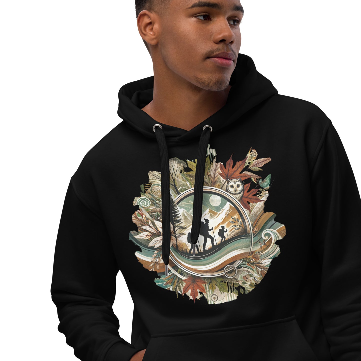 Sudadera con capucha premium eco