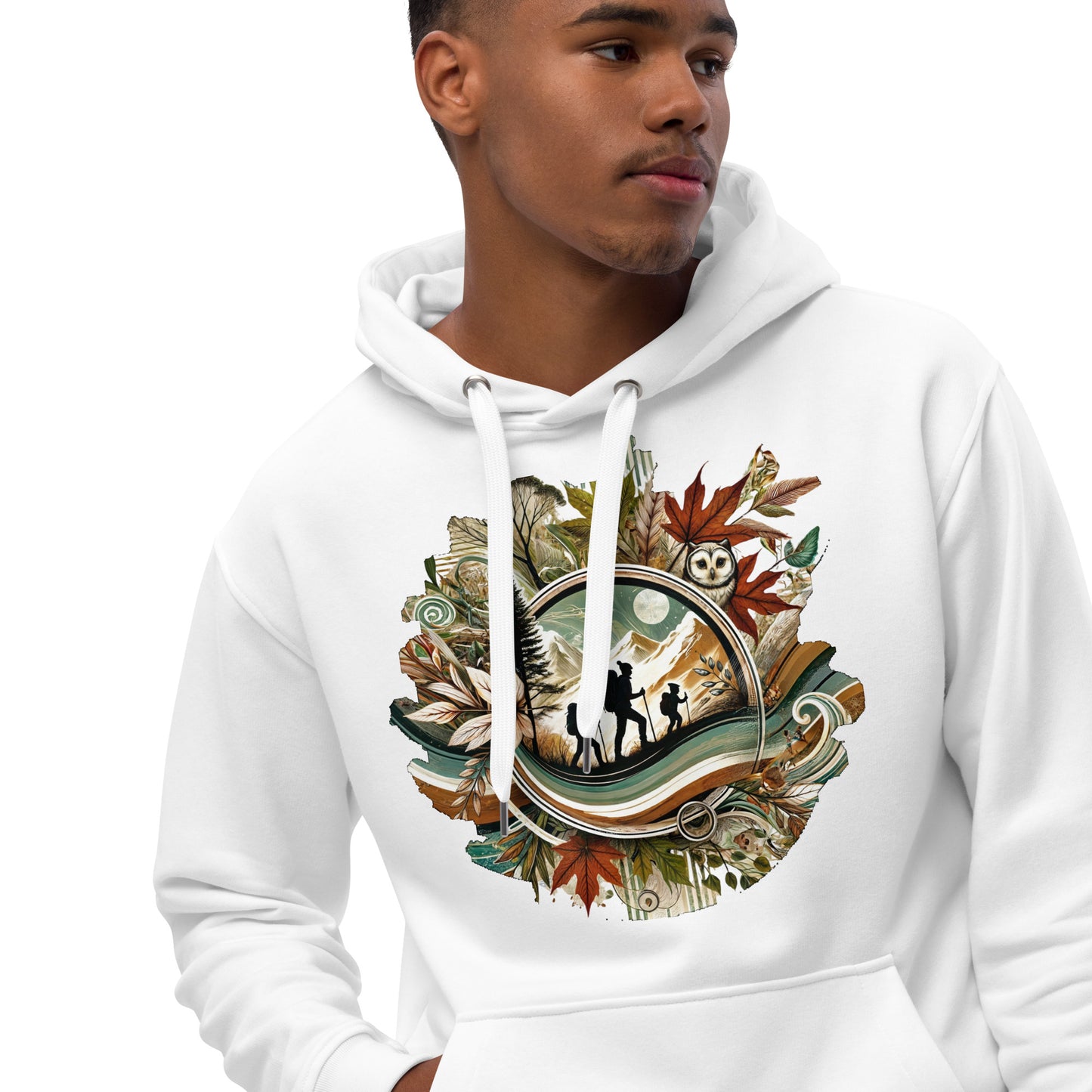 Sudadera con capucha premium eco