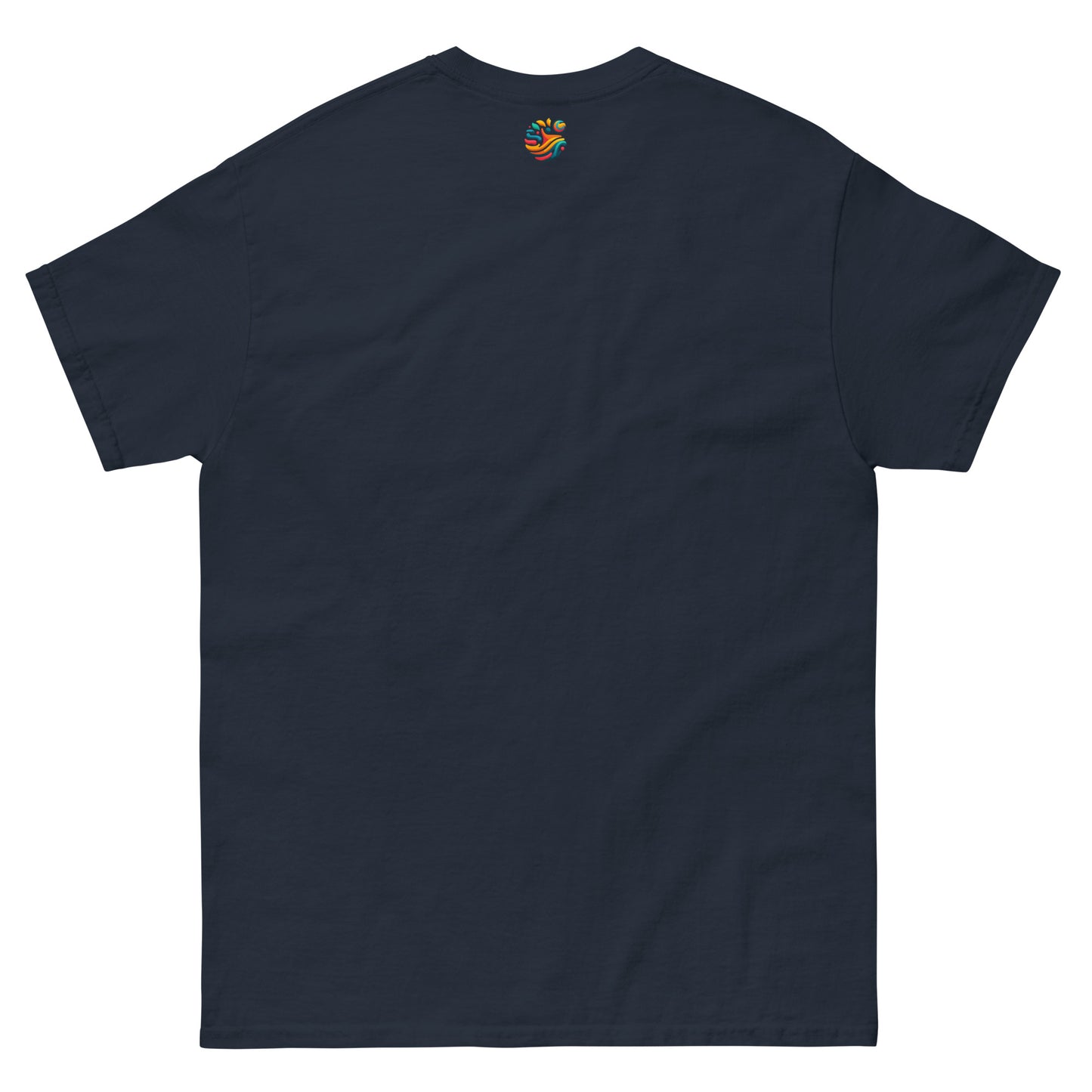 Camiseta de algodón orgánico Unisex con Estampado de Atardecer Tropical