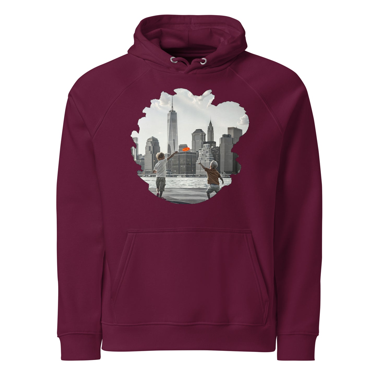 Sudadera con capucha eco unisex con Estampado de Juegos Urbanos