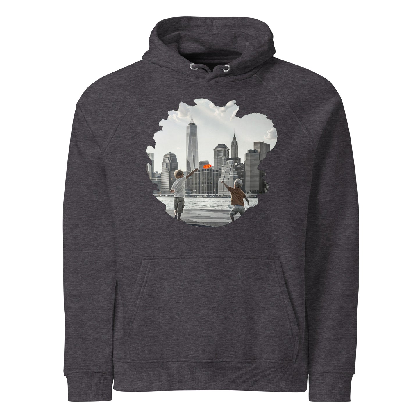Sudadera con capucha eco unisex con Estampado de Juegos Urbanos
