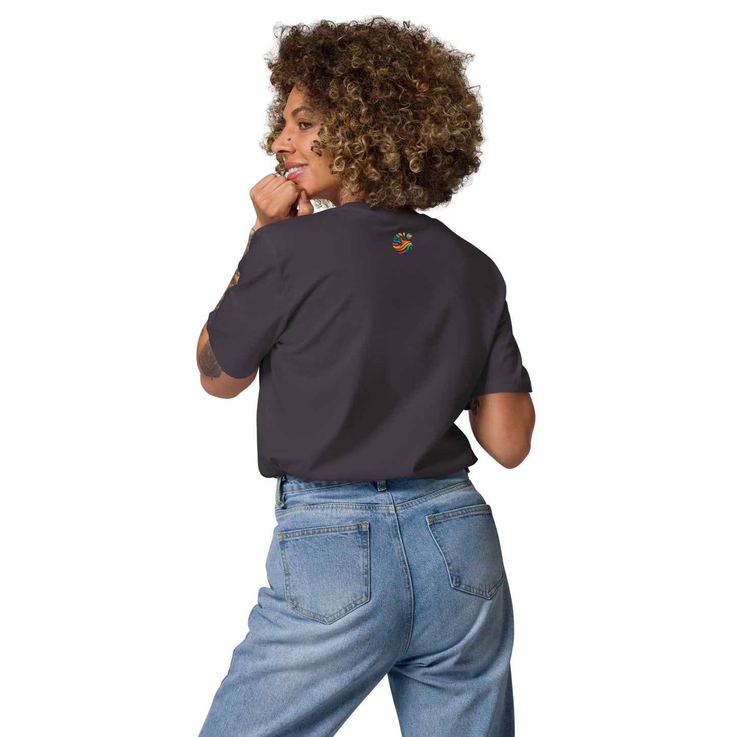 Camiseta Mujer de Algodón Orgánico "Cachorro Juguetón"