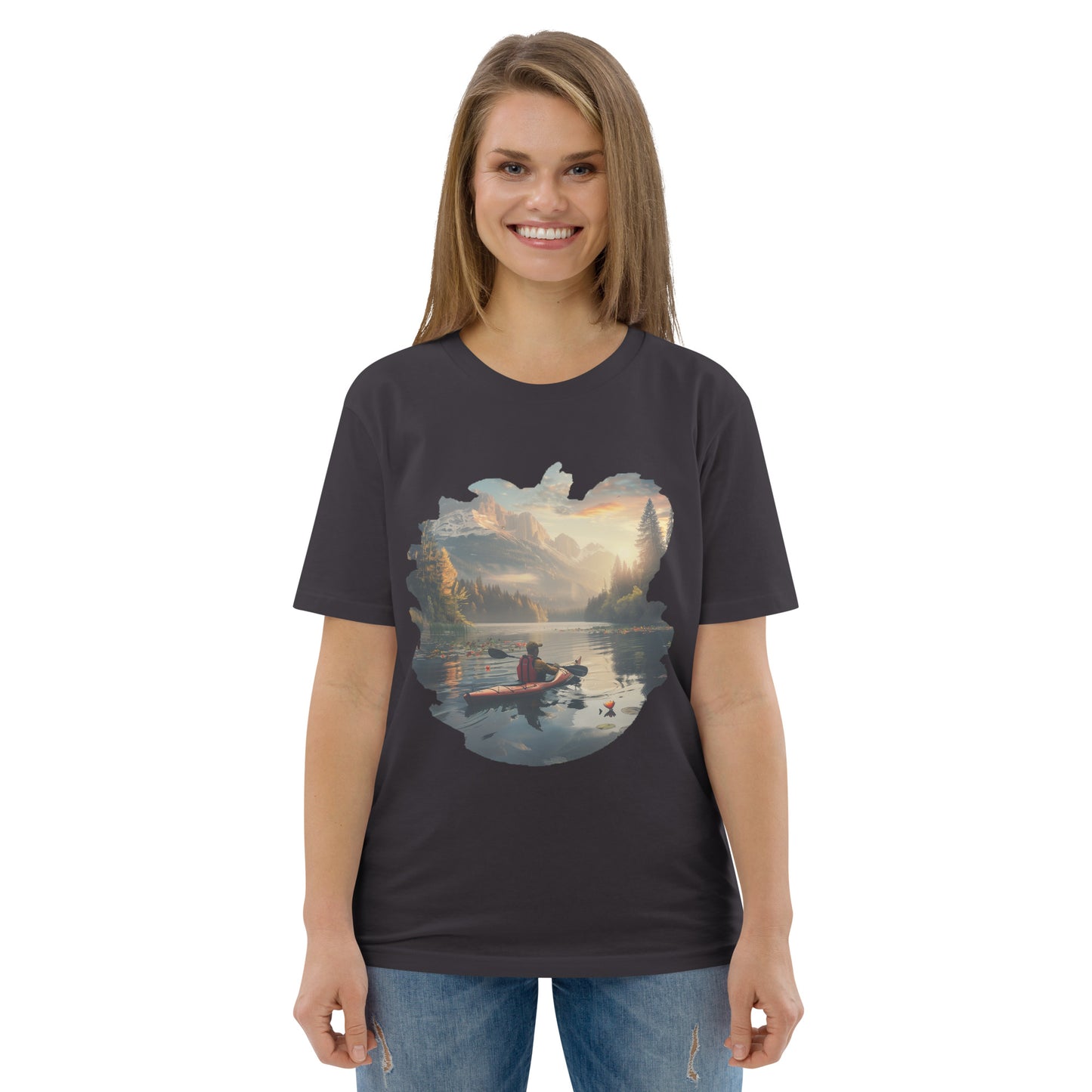 Camiseta Orgánica de Algodón "Explorador del Lago"