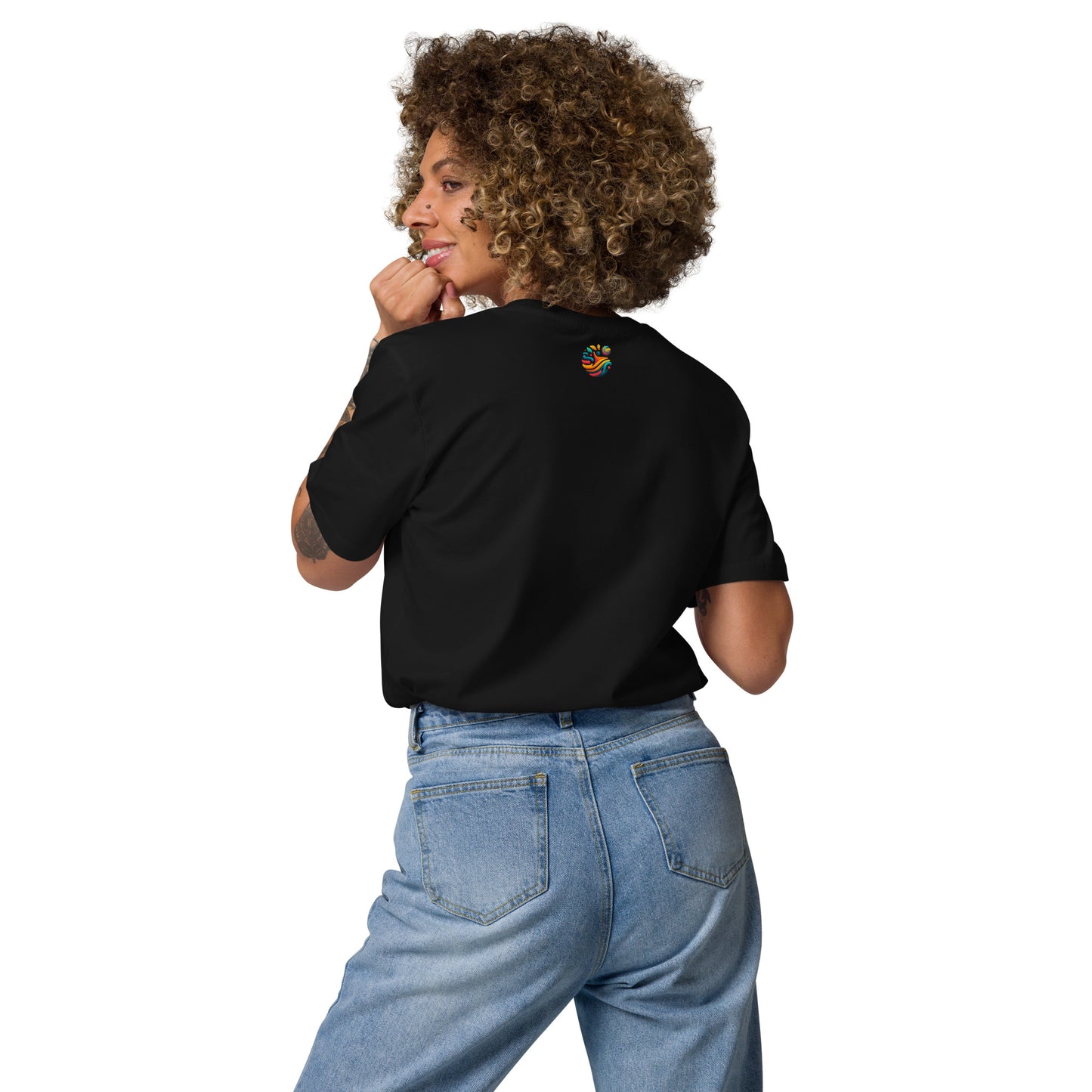 Camiseta Mujer de Algodón Orgánico "Cachorro Juguetón"