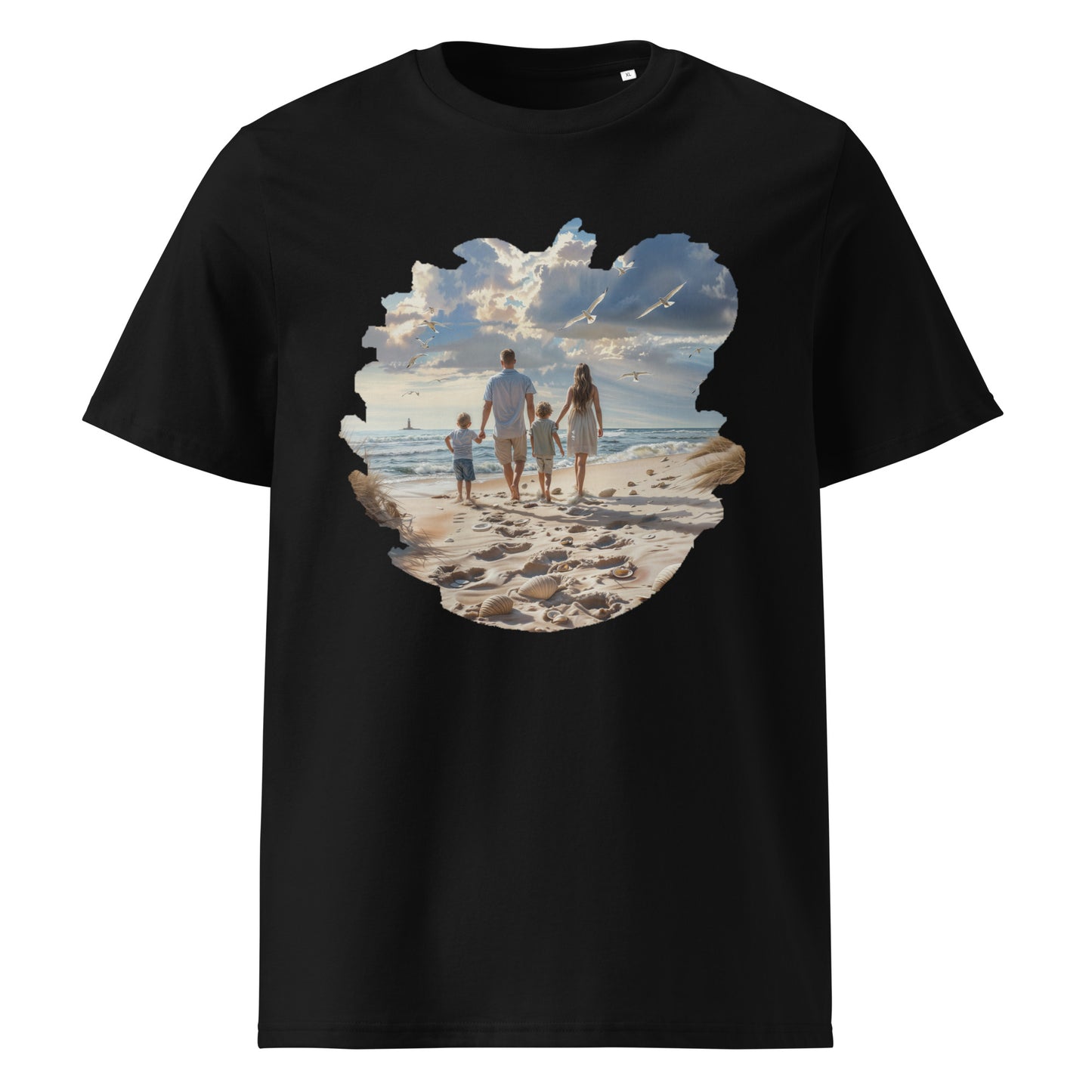 Camiseta de Algodón Orgánico Unisex "Días de Playa"
