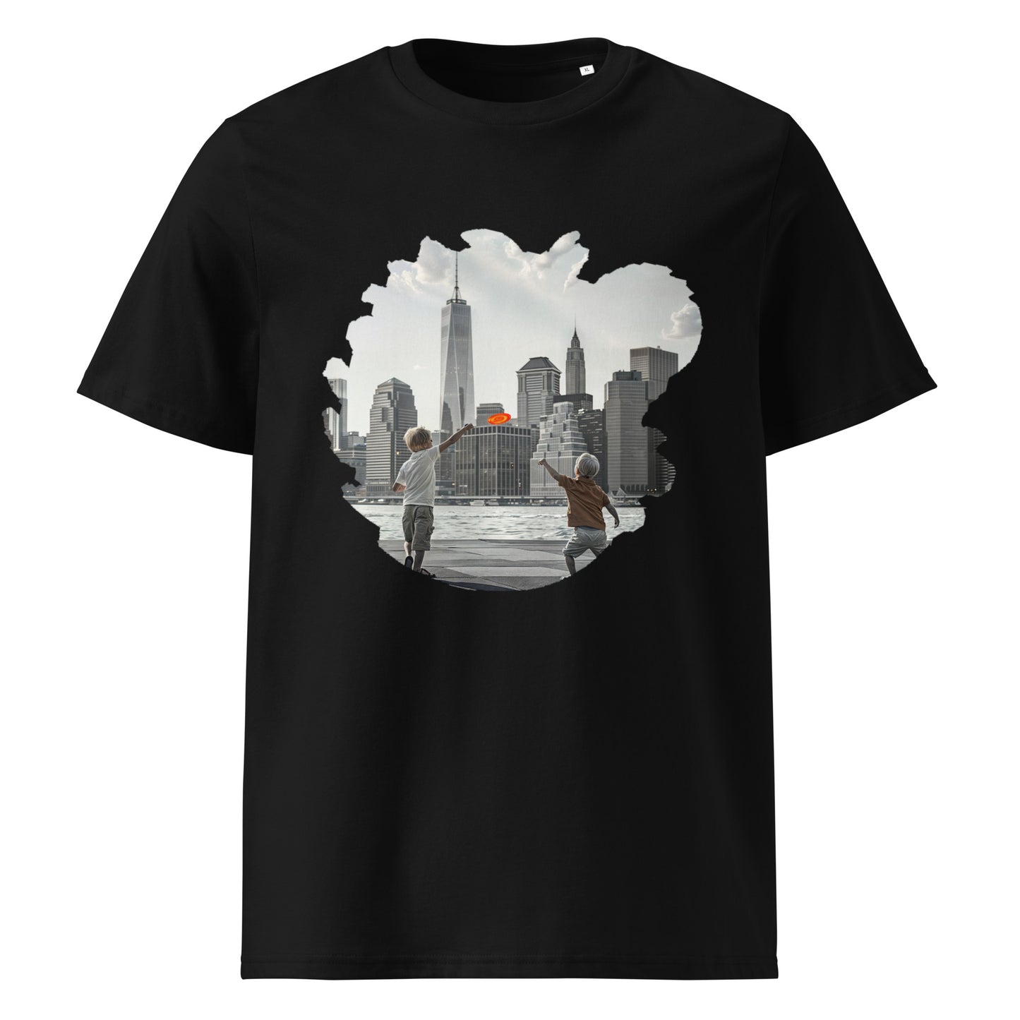 Camiseta de algodón orgánico unisex con Estampado de Juegos Urbanos