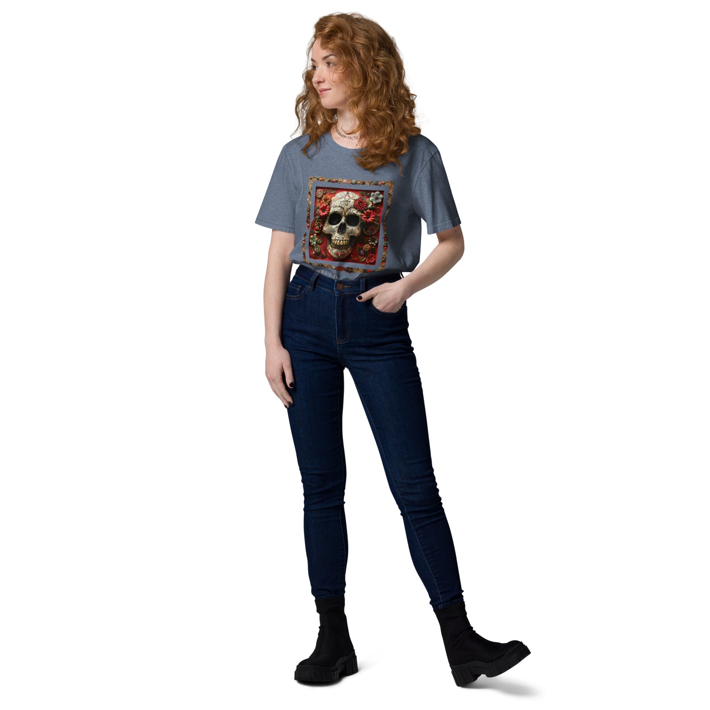 Camiseta ecológica unisex "Calavera"