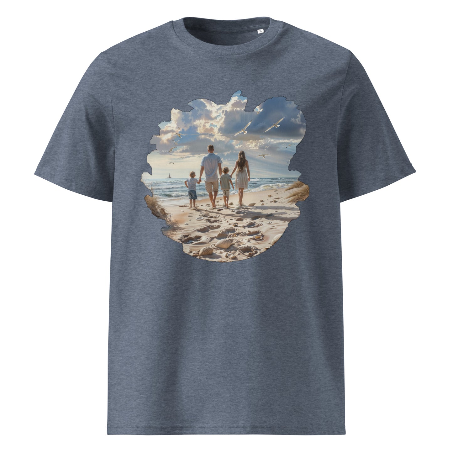 Camiseta de Algodón Orgánico Unisex "Días de Playa"