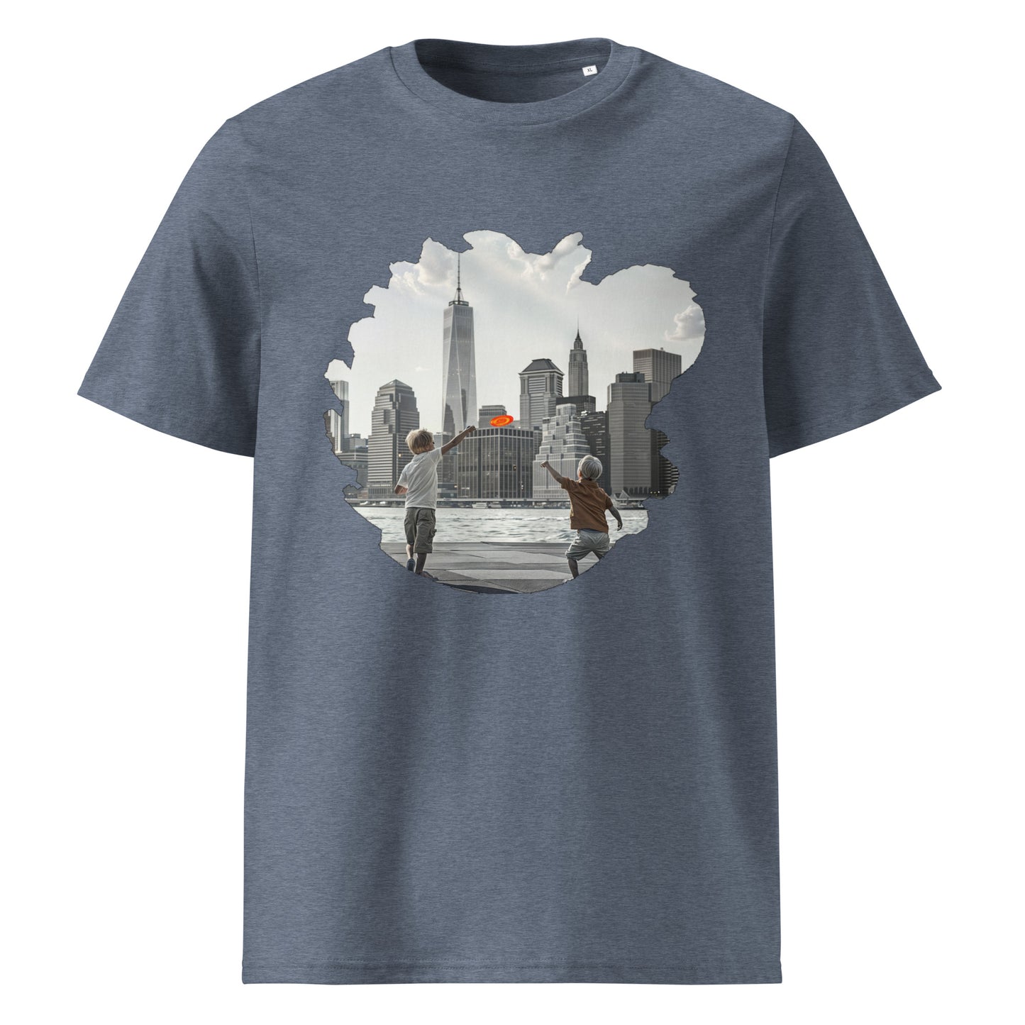 Camiseta de algodón orgánico unisex con Estampado de Juegos Urbanos