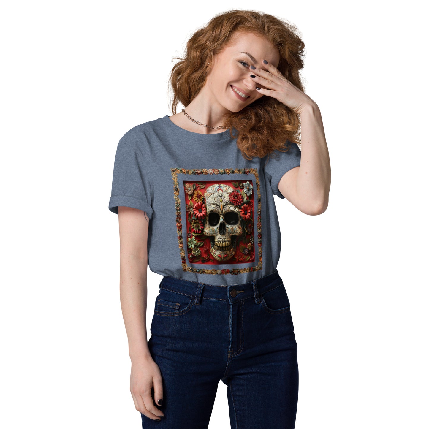 Camiseta ecológica unisex "Calavera"