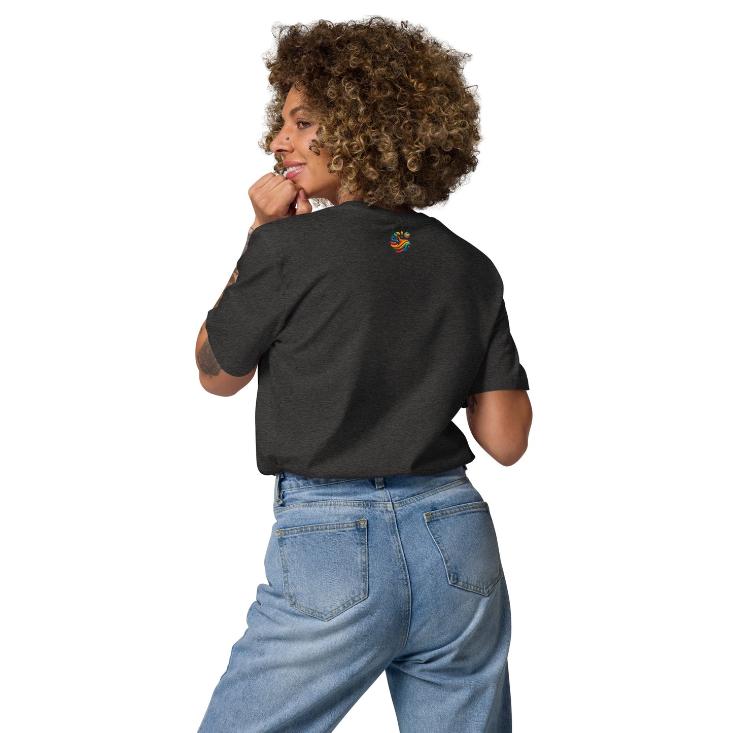 Camiseta Mujer de Algodón Orgánico "Cachorro Juguetón"