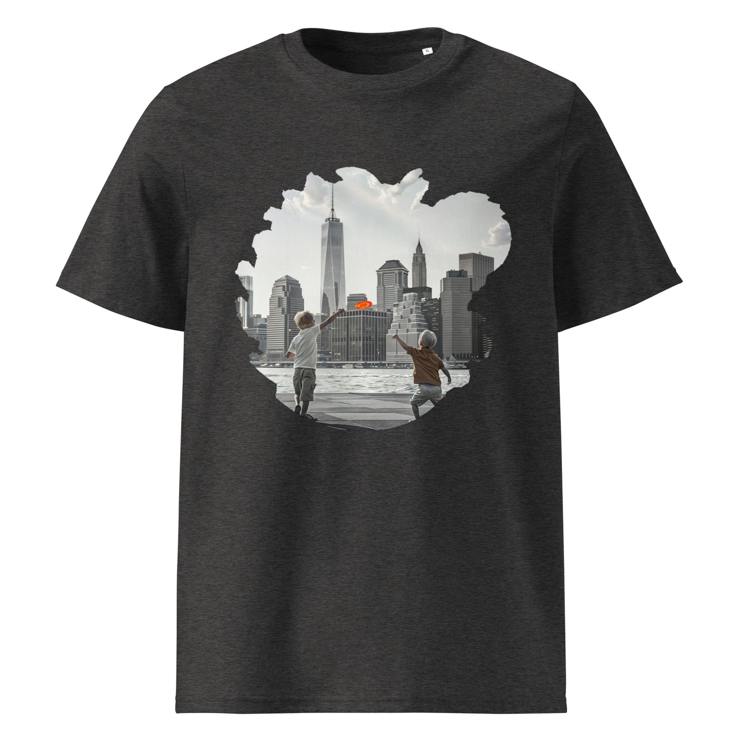Camiseta de algodón orgánico unisex con Estampado de Juegos Urbanos