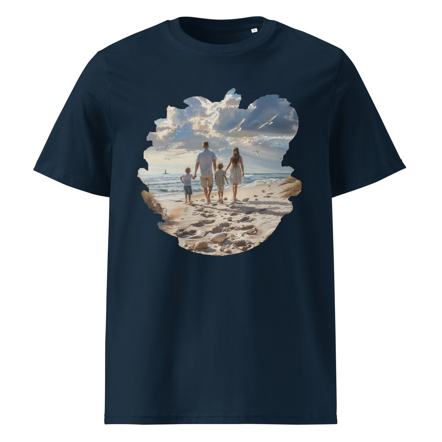 Camiseta de Algodón Orgánico Unisex "Días de Playa"