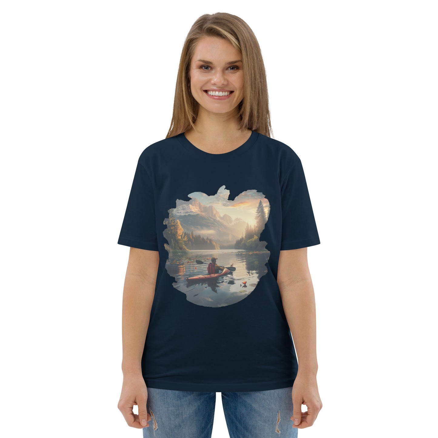 Camiseta Orgánica de Algodón "Explorador del Lago"