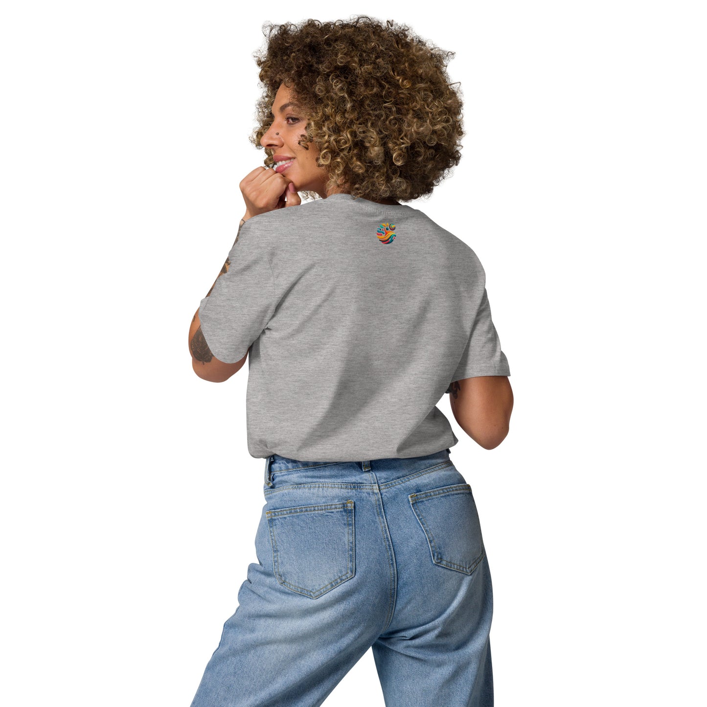Camiseta Mujer de Algodón Orgánico "Cachorro Juguetón"