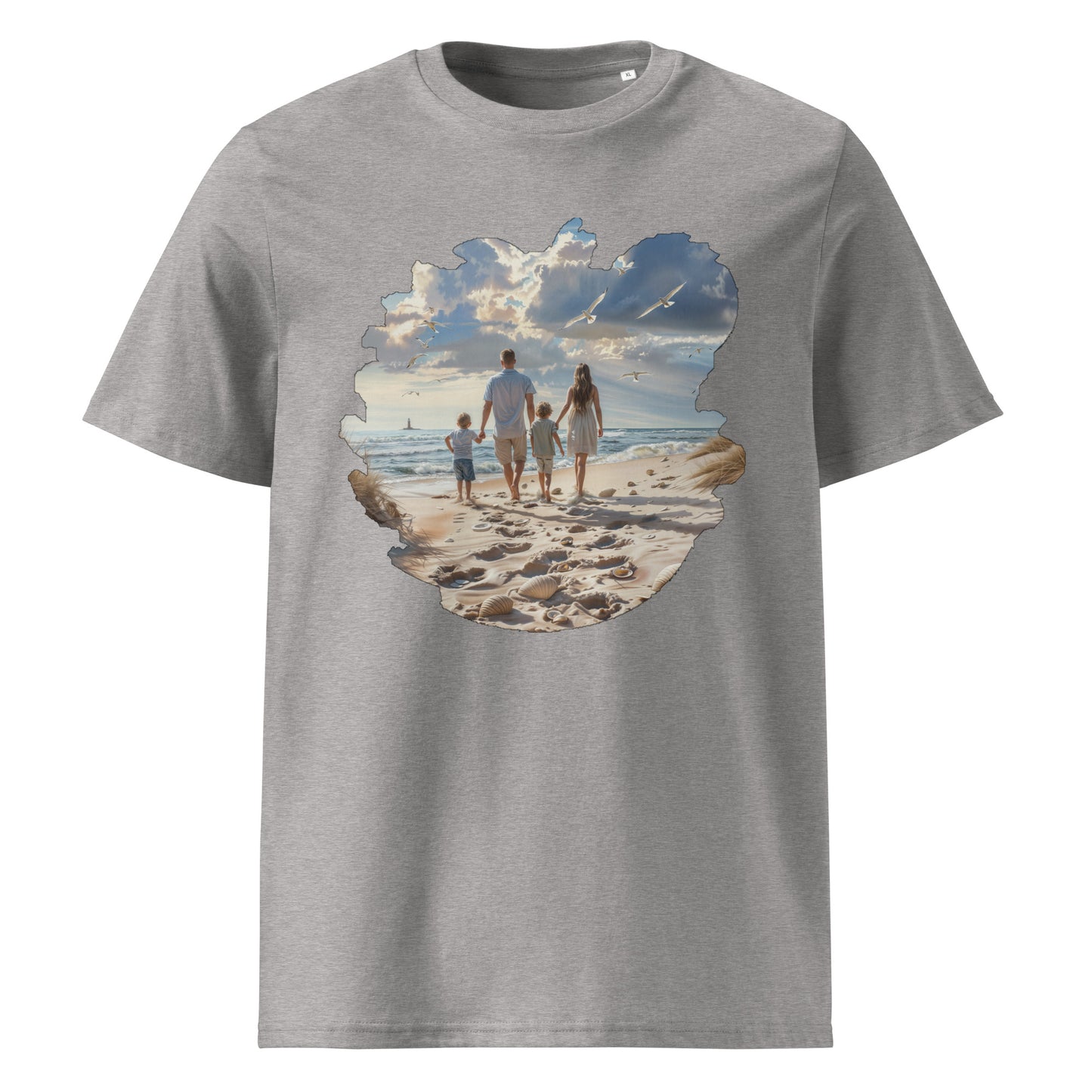 Camiseta de Algodón Orgánico Unisex "Días de Playa"
