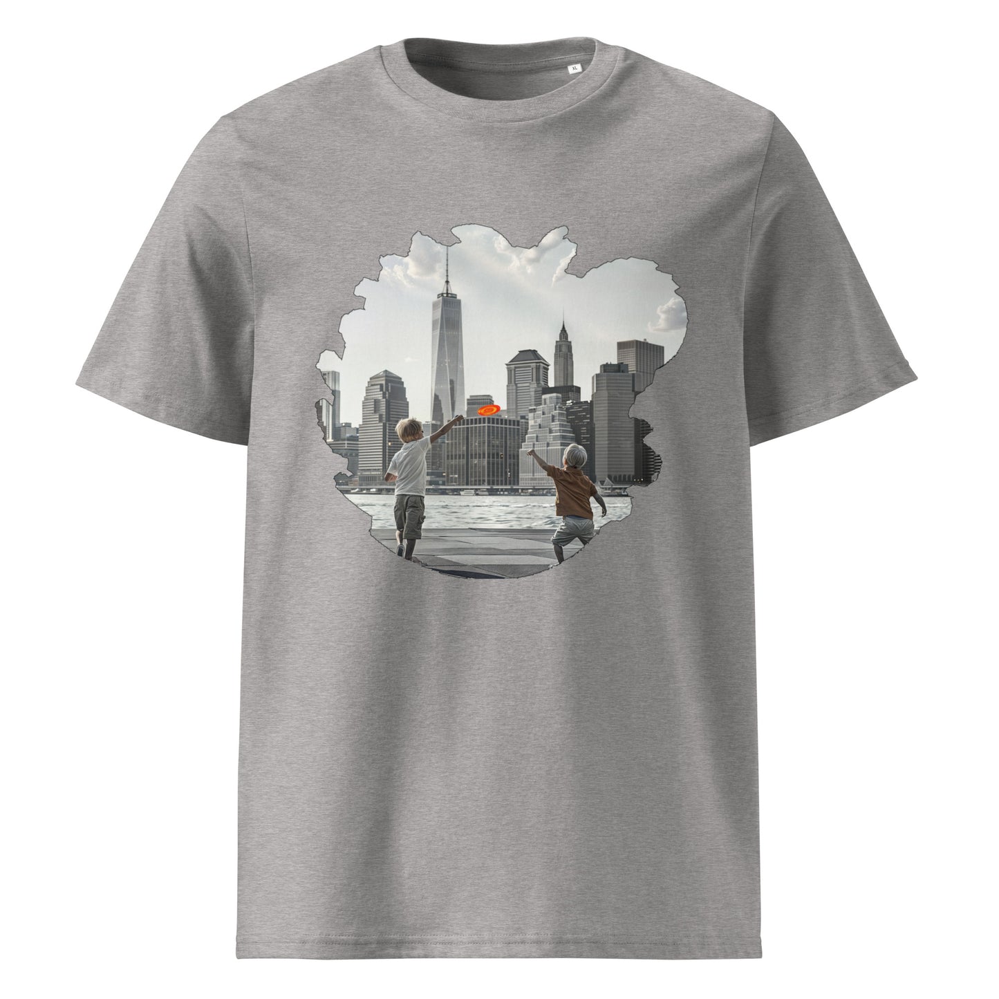 Camiseta de algodón orgánico unisex con Estampado de Juegos Urbanos