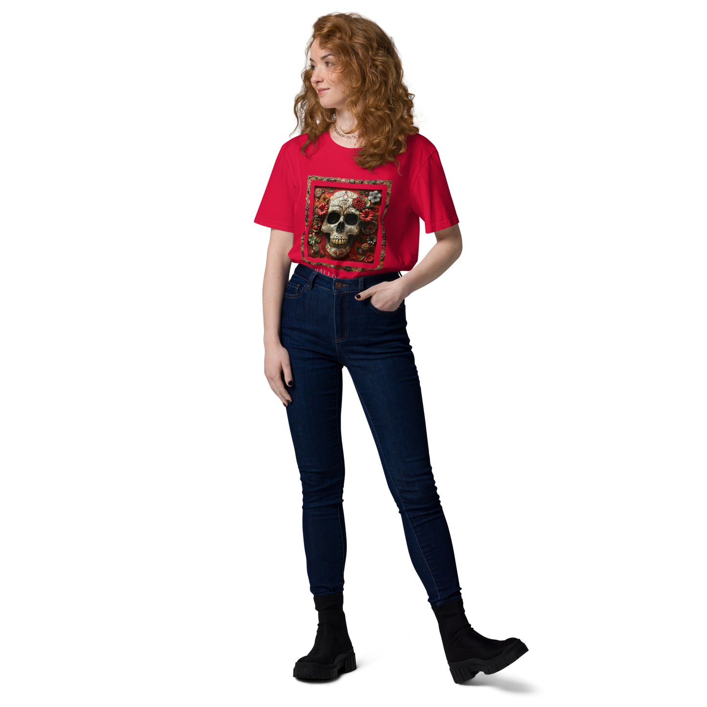 Camiseta ecológica unisex "Calavera"