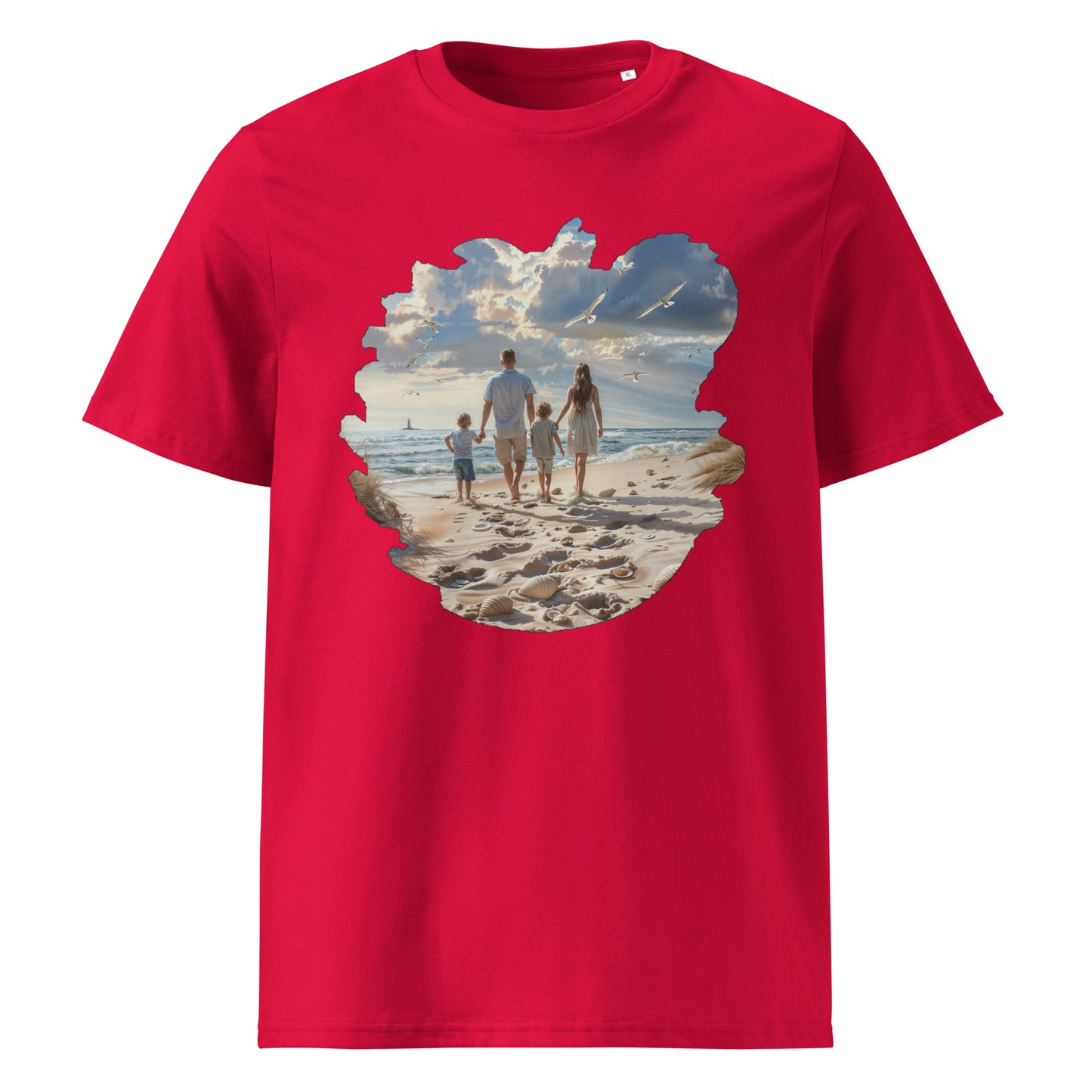 Camiseta de Algodón Orgánico Unisex "Días de Playa"