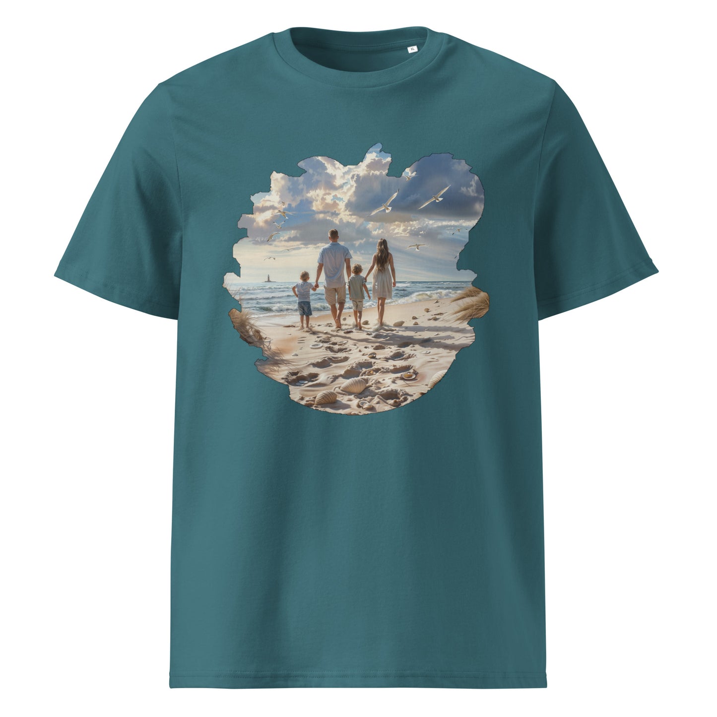 Camiseta de Algodón Orgánico Unisex "Días de Playa"