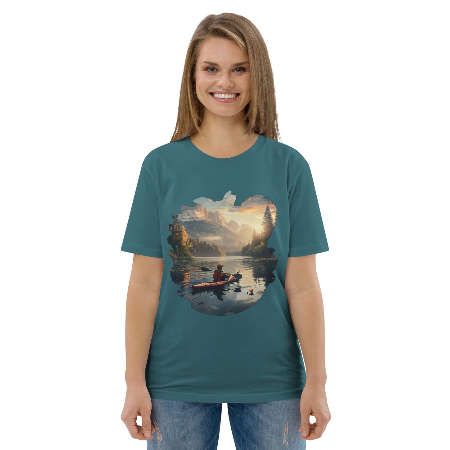 Camiseta Orgánica de Algodón "Explorador del Lago"
