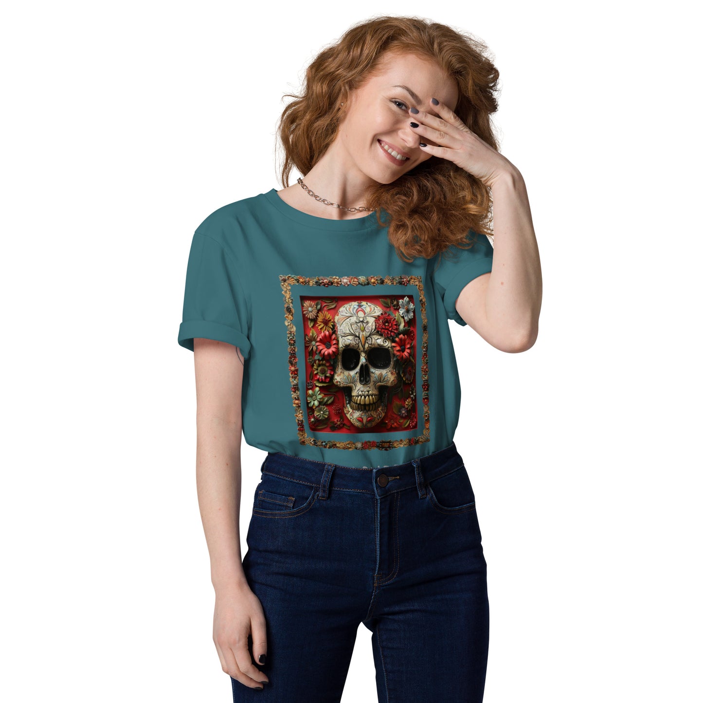 Camiseta ecológica unisex "Calavera"