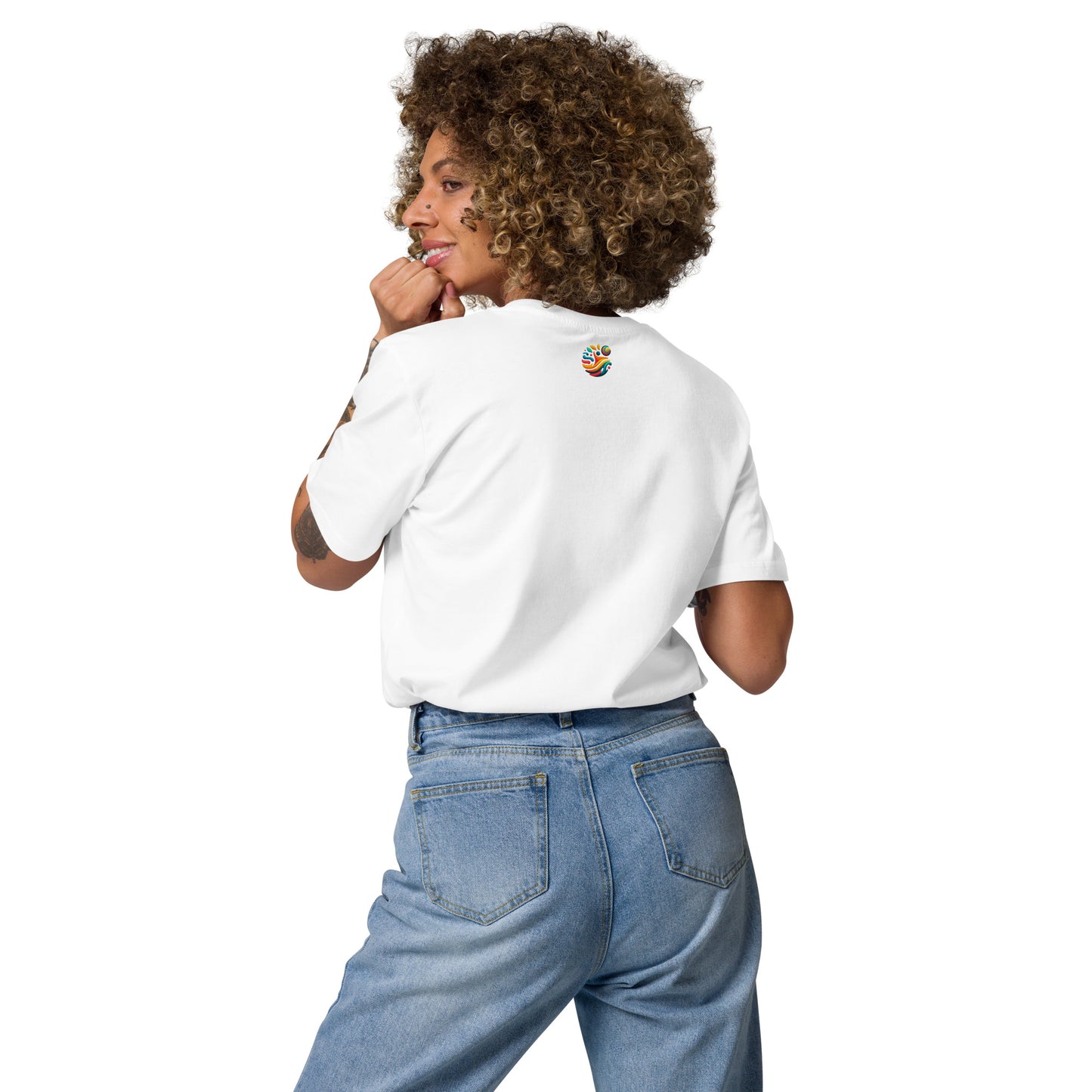 Camiseta Mujer de Algodón Orgánico "Cachorro Juguetón"