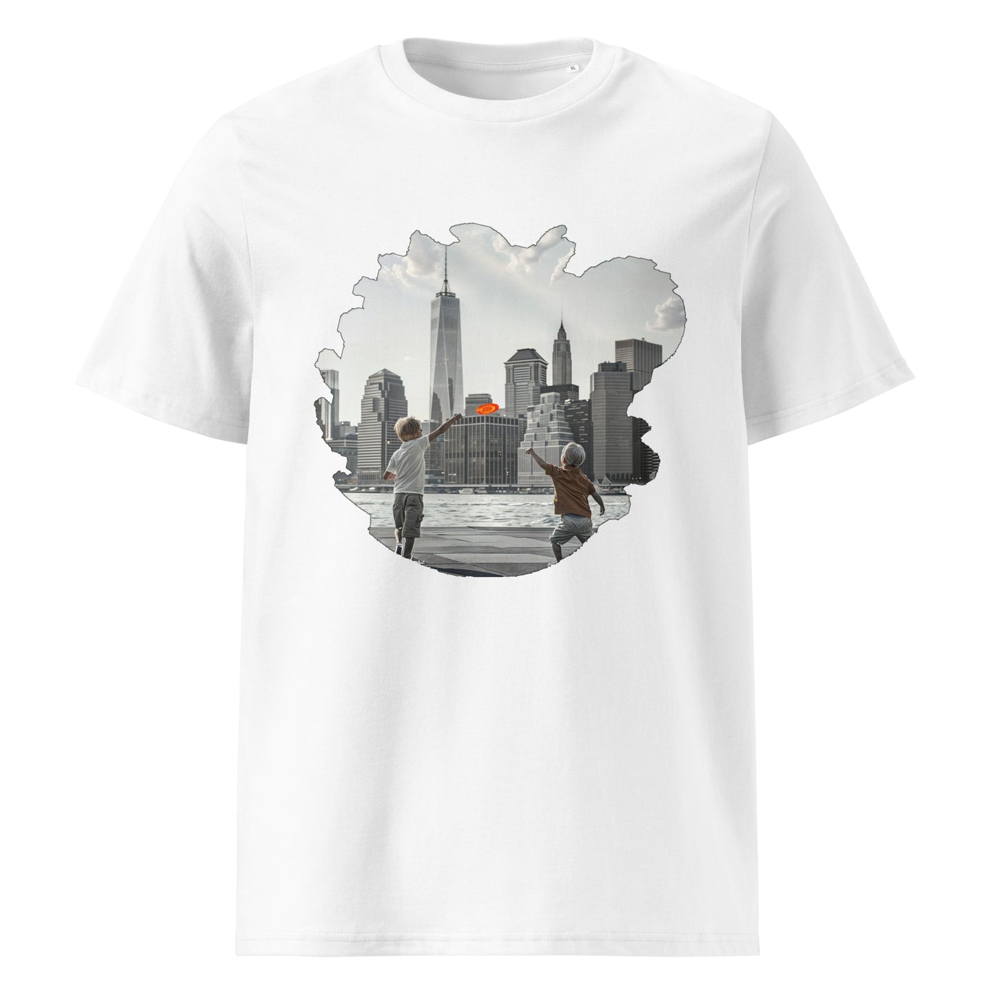 Camiseta de algodón orgánico unisex con Estampado de Juegos Urbanos