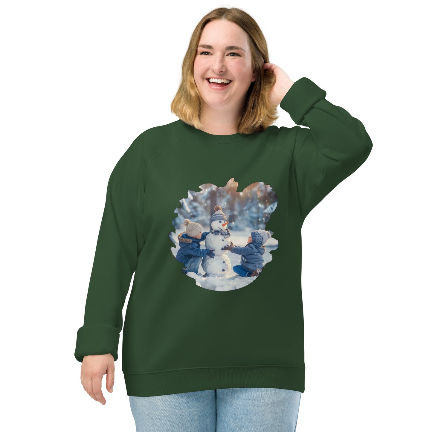 Sudadera Orgánica Adulto "Diversión Invernal"