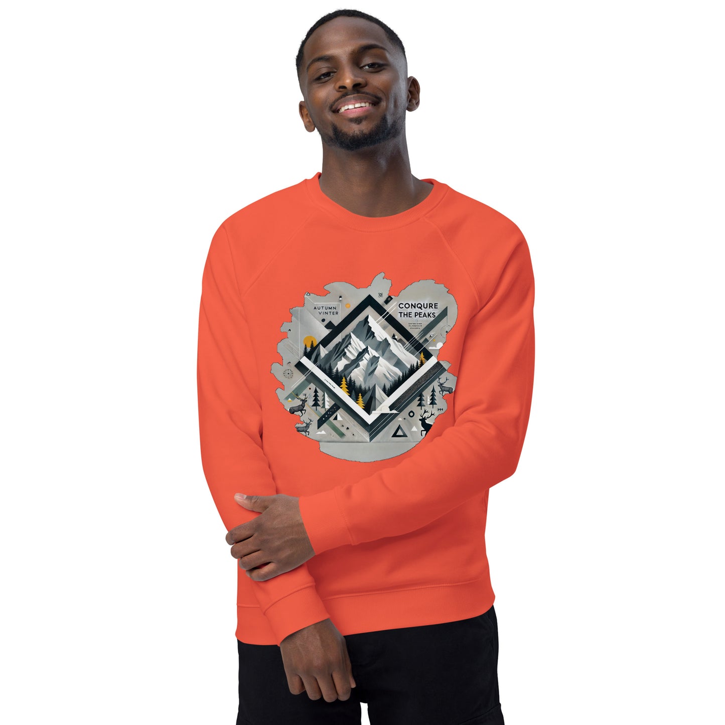 Sudadera orgánica raglán: comodidad natural y estilo sostenible.