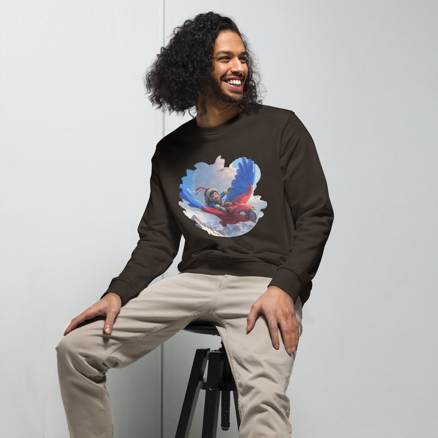 Sudadera Orgánica Unisex "Aventuras en las Alturas"
