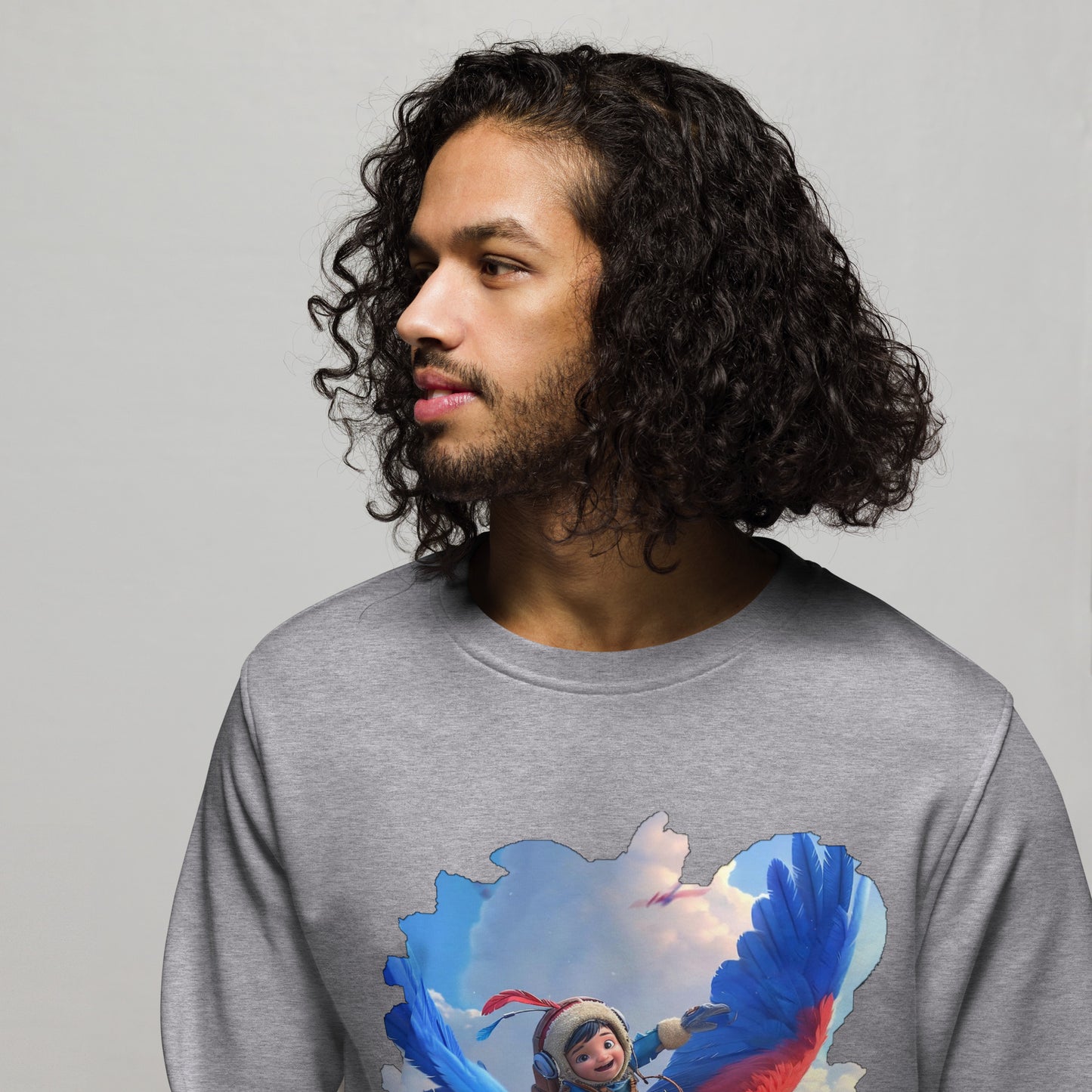 Sudadera Orgánica Unisex "Aventuras en las Alturas"