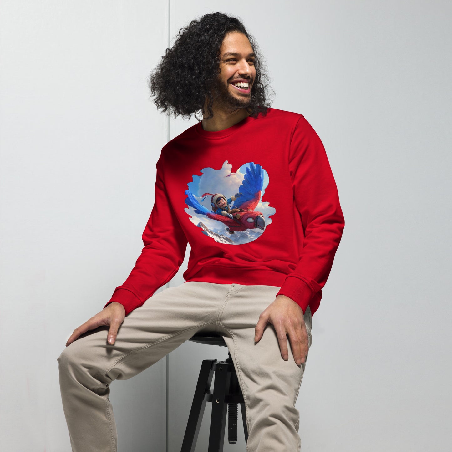 Sudadera Orgánica Unisex "Aventuras en las Alturas"