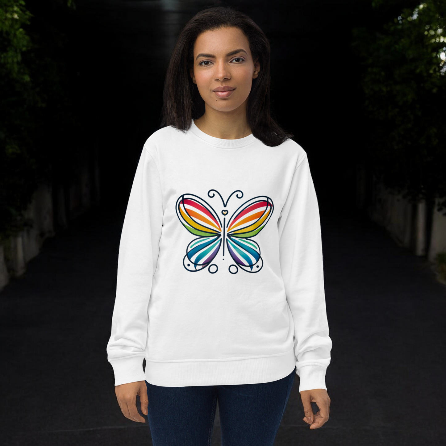 Sudadera orgánica "Vuelo con orgullo"