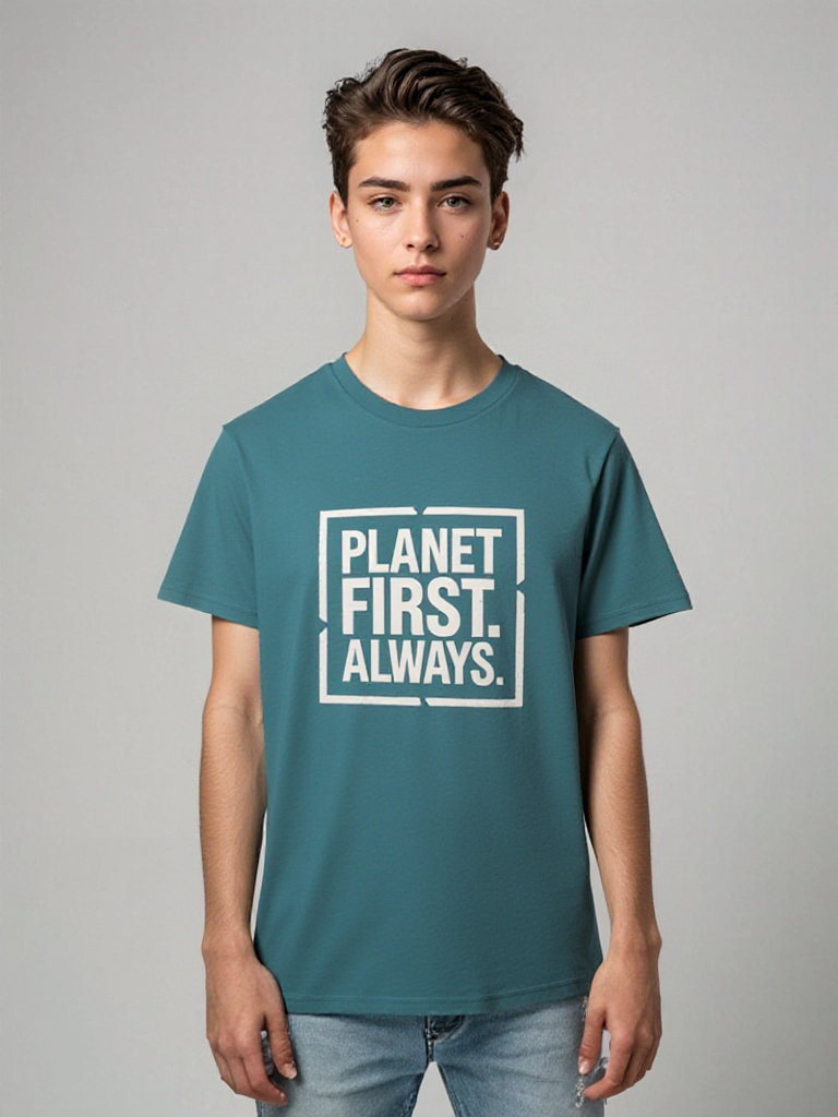 Camiseta "Planet First. Always."