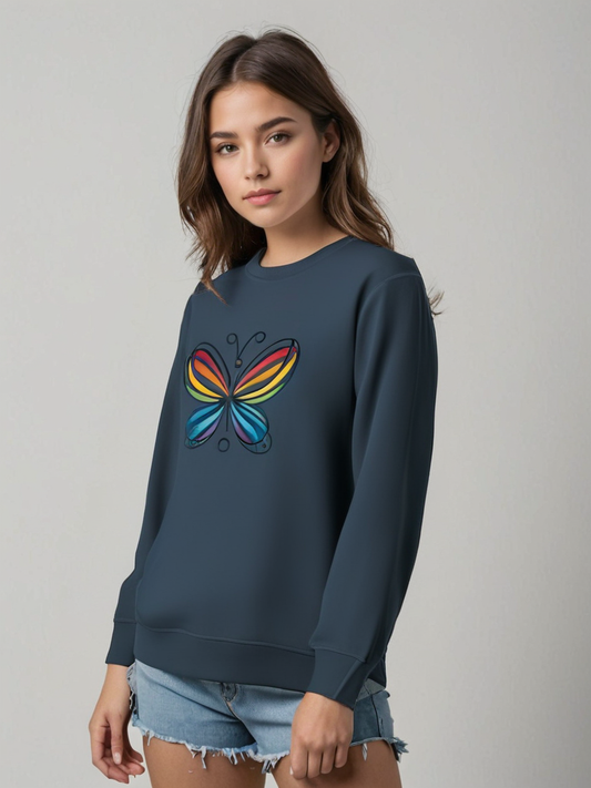 Sudadera orgánica "Vuelo con orgullo"