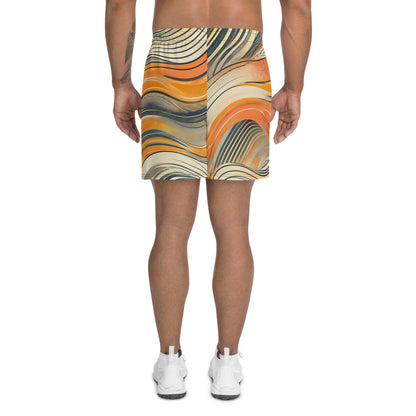 Pantalones Cortos Deportivos Reciclados "Ondas de Energía"