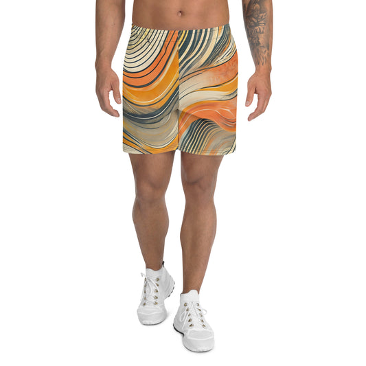 Pantalones Cortos Deportivos Reciclados "Ondas de Energía"