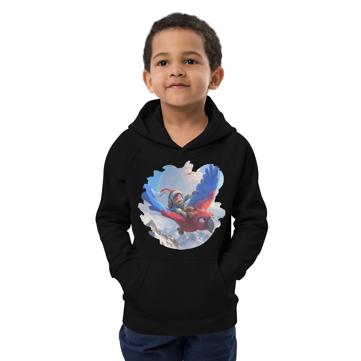 Sudadera Infantil Eco "Aventura en el Cielo"
