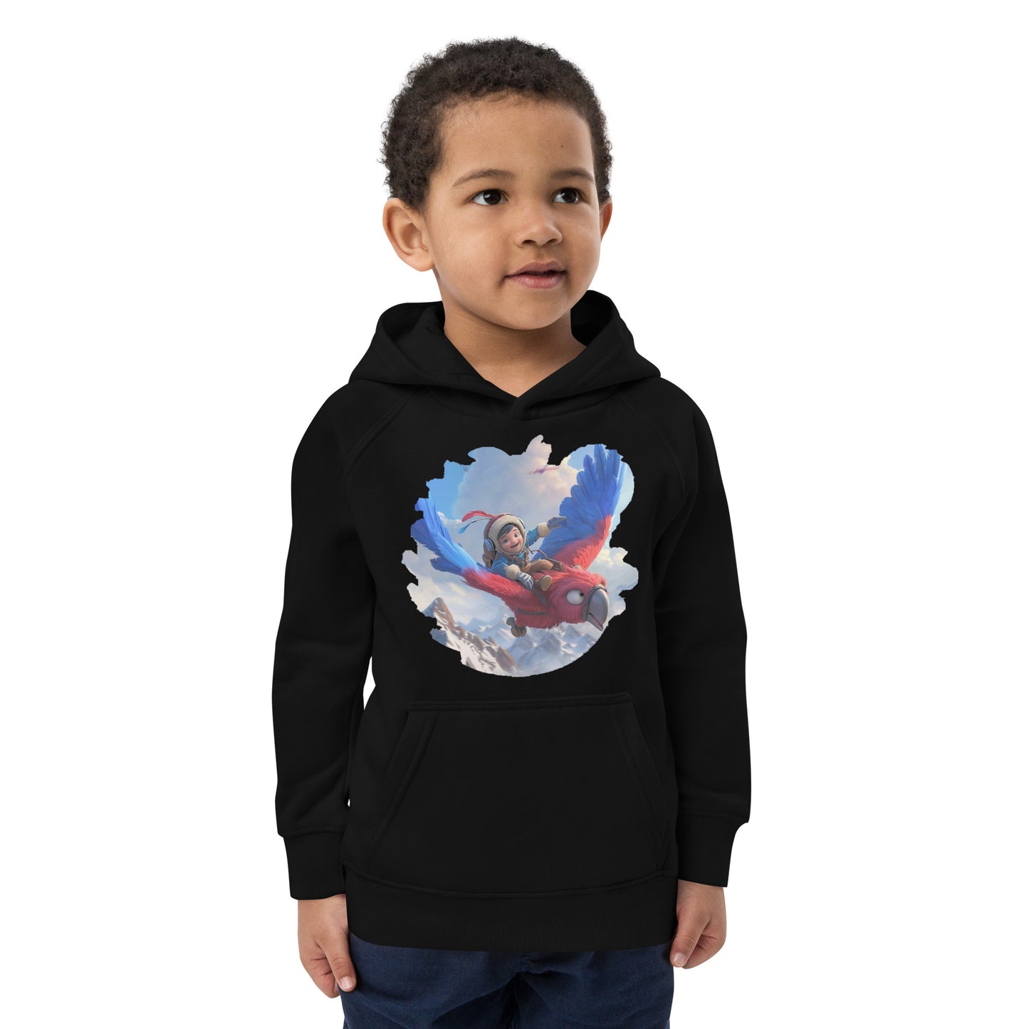 Sudadera Infantil Eco "Aventura en el Cielo"