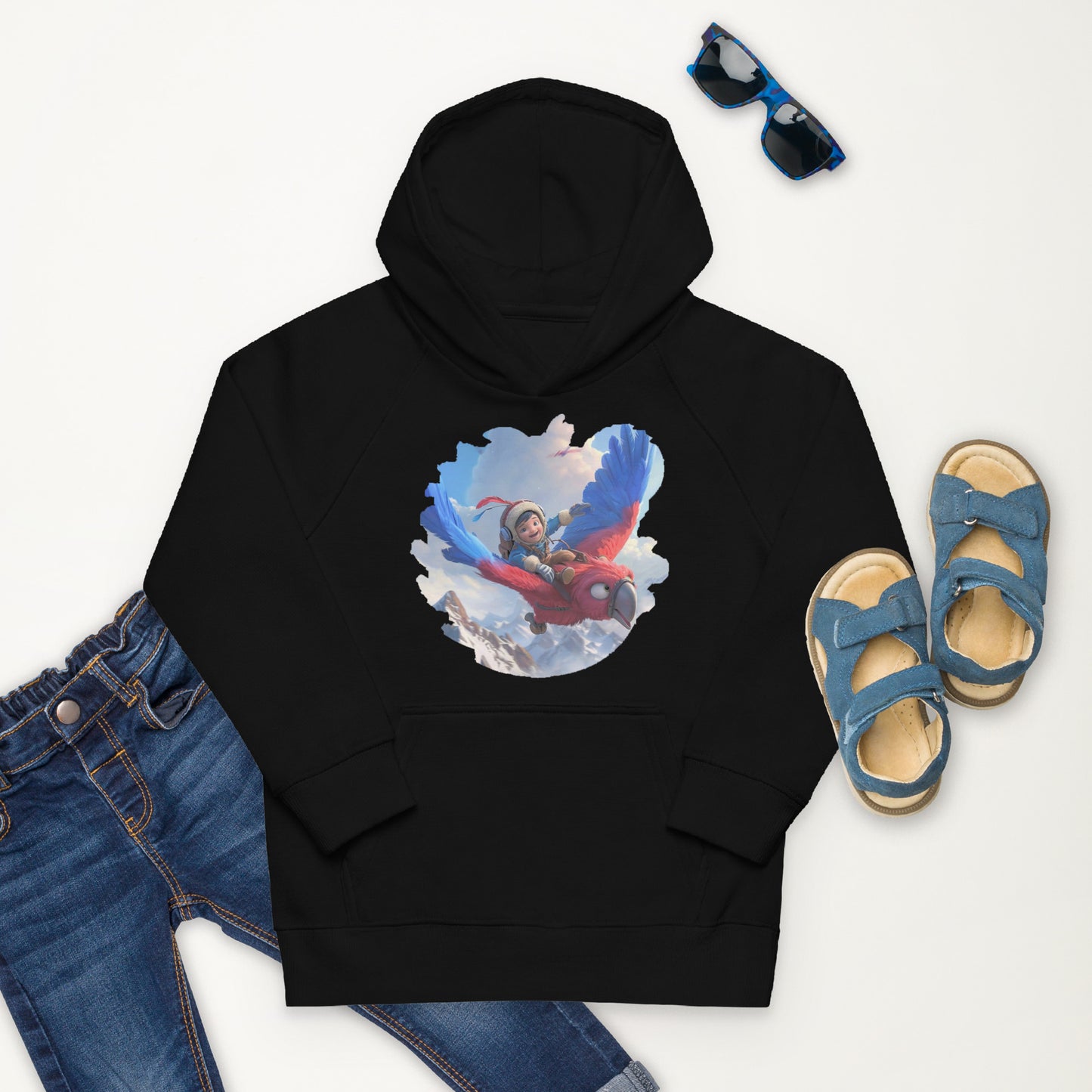 Sudadera Infantil Eco "Aventura en el Cielo"