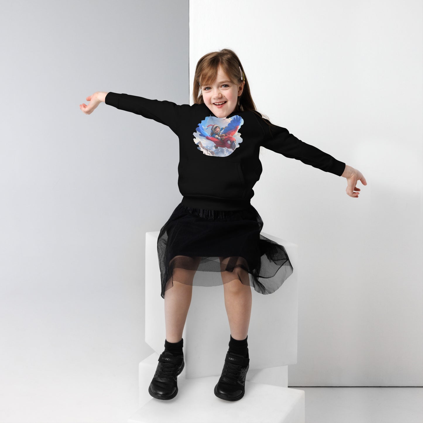 Sudadera Infantil Eco "Aventura en el Cielo"