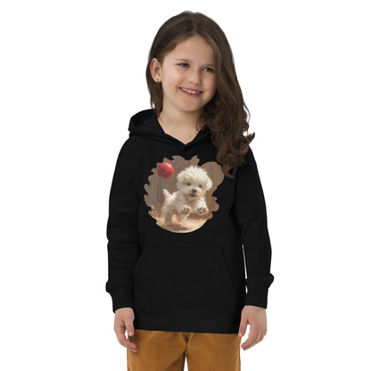 Sudadera infantil eco "Cachorro Juguetón"