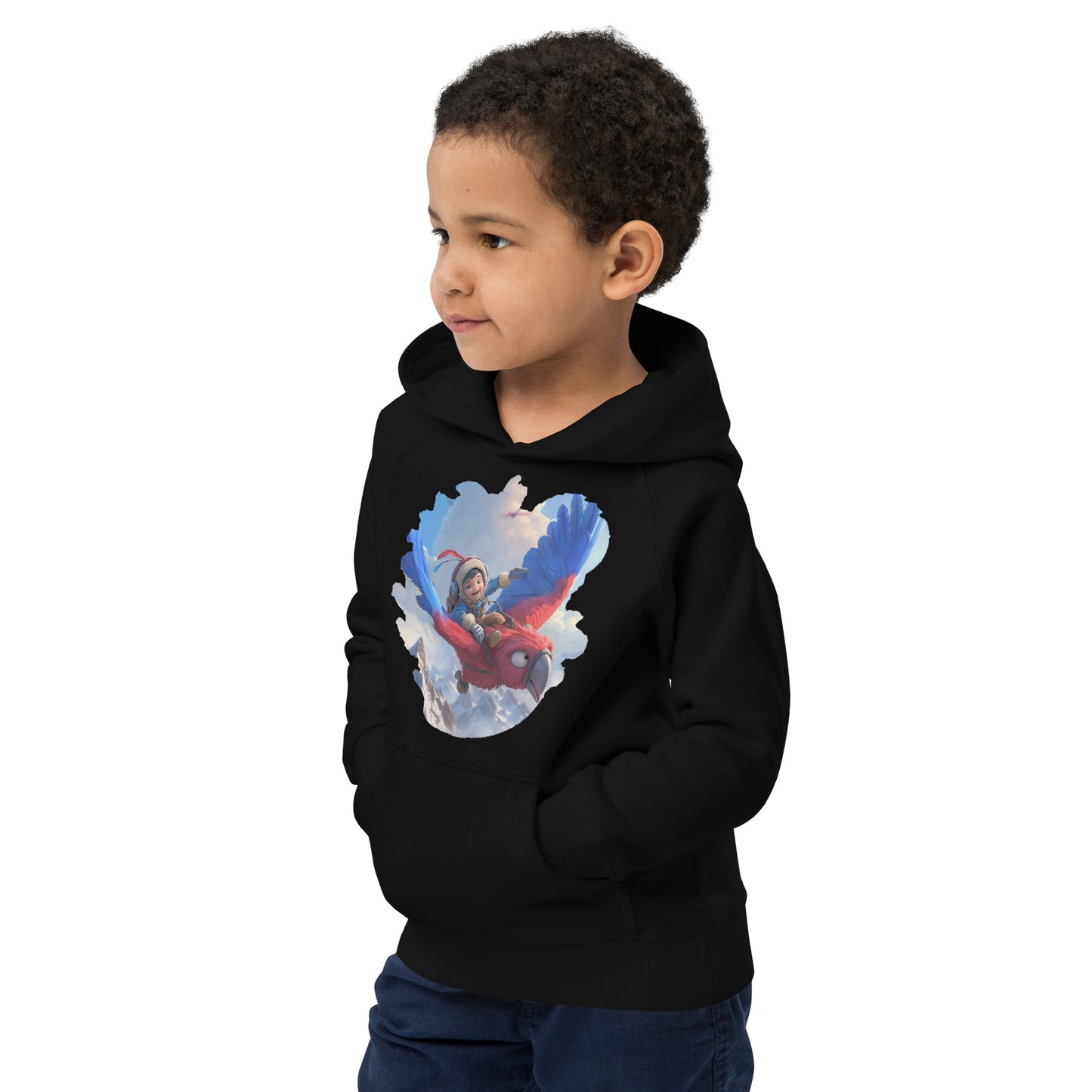Sudadera Infantil Eco "Aventura en el Cielo"