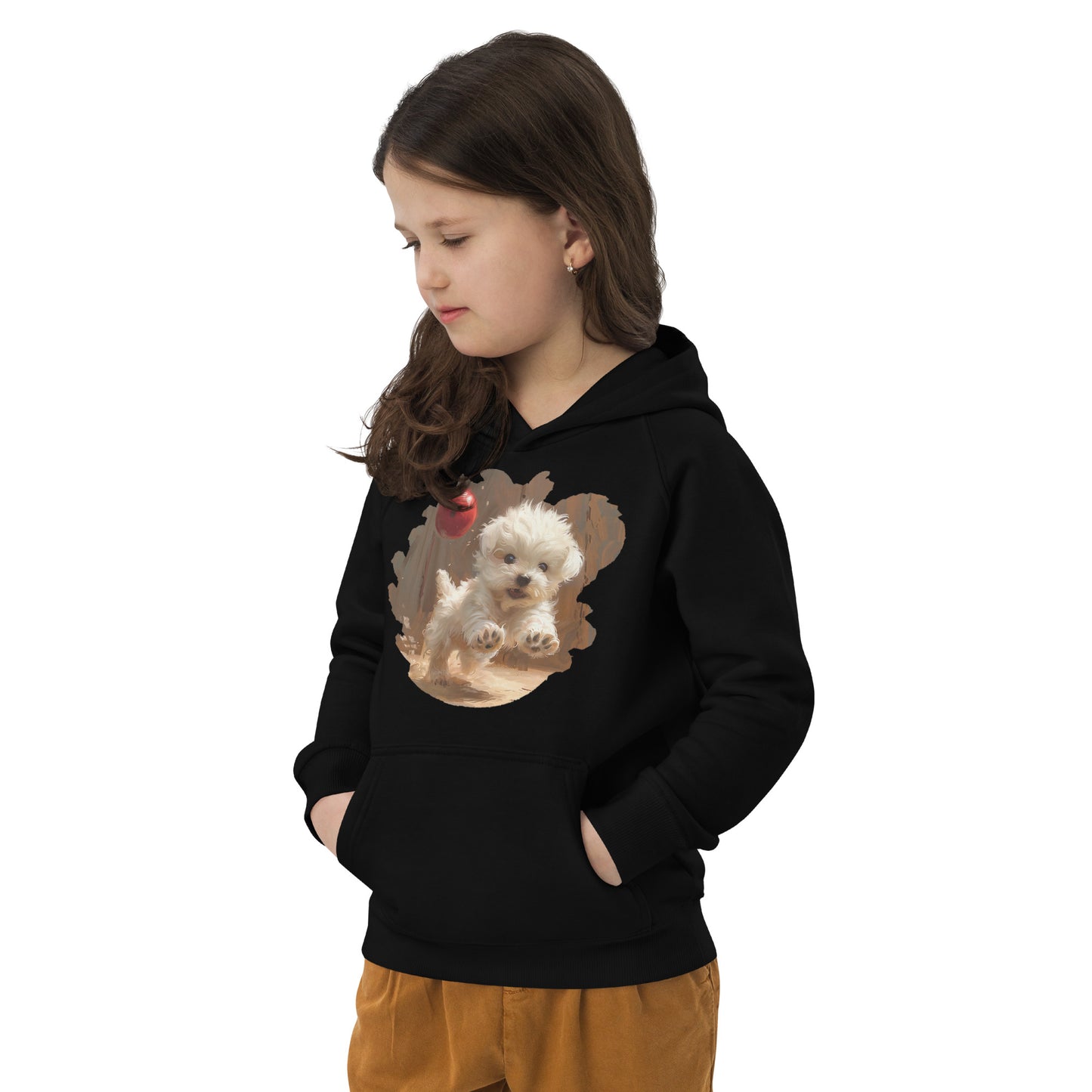 Sudadera infantil eco "Cachorro Juguetón"