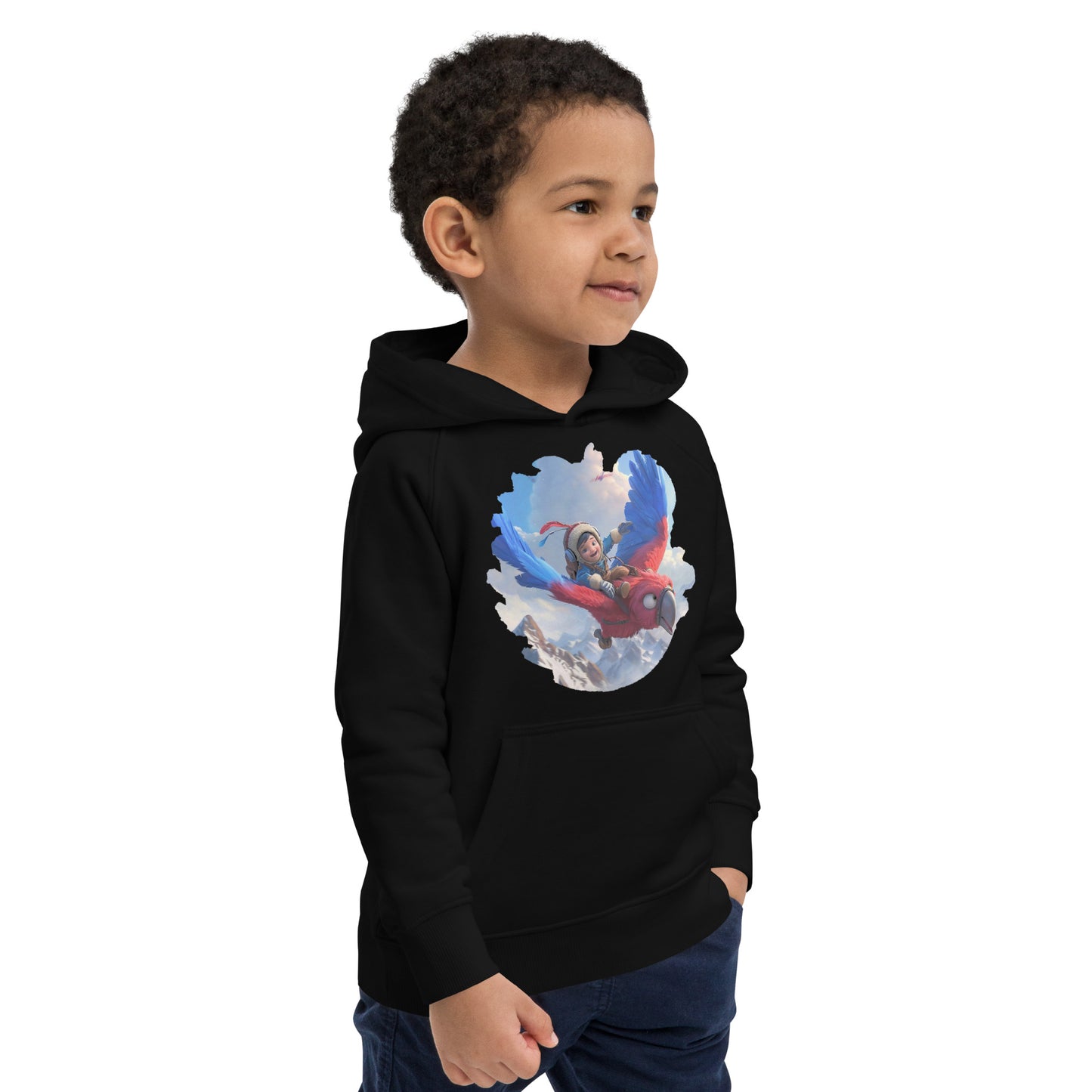 Sudadera Infantil Eco "Aventura en el Cielo"