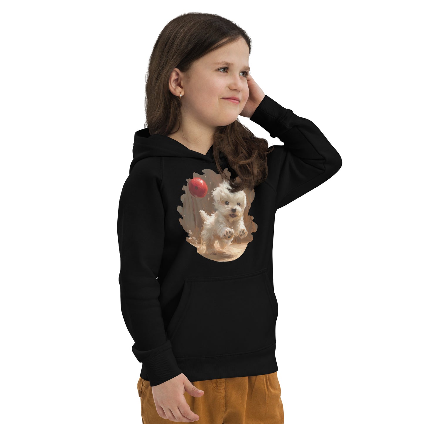 Sudadera infantil eco "Cachorro Juguetón"