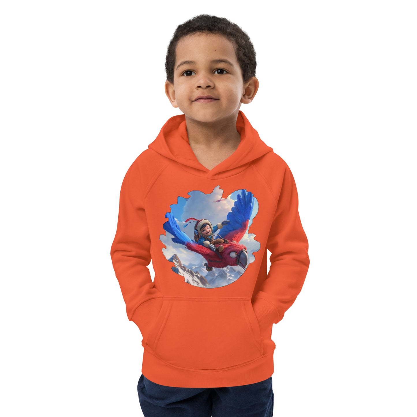 Sudadera Infantil Eco "Aventura en el Cielo"