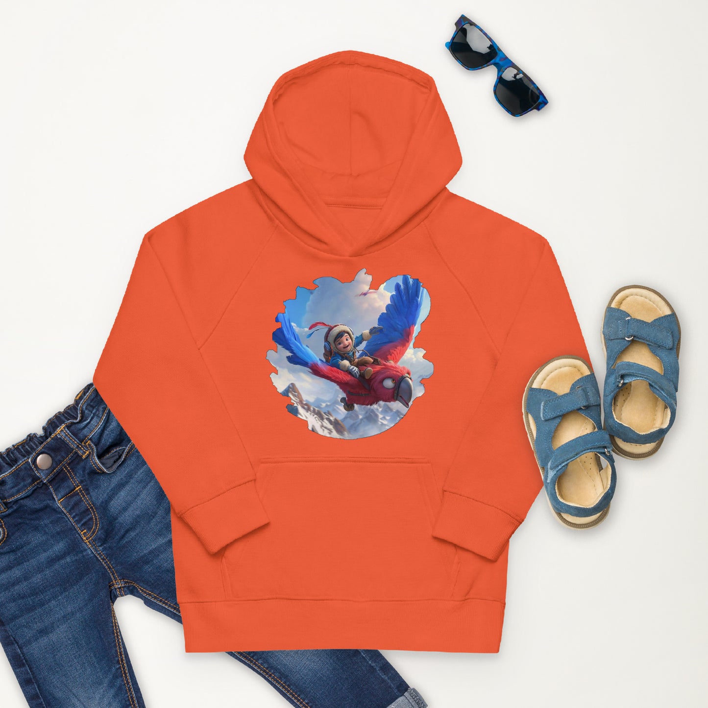 Sudadera Infantil Eco "Aventura en el Cielo"