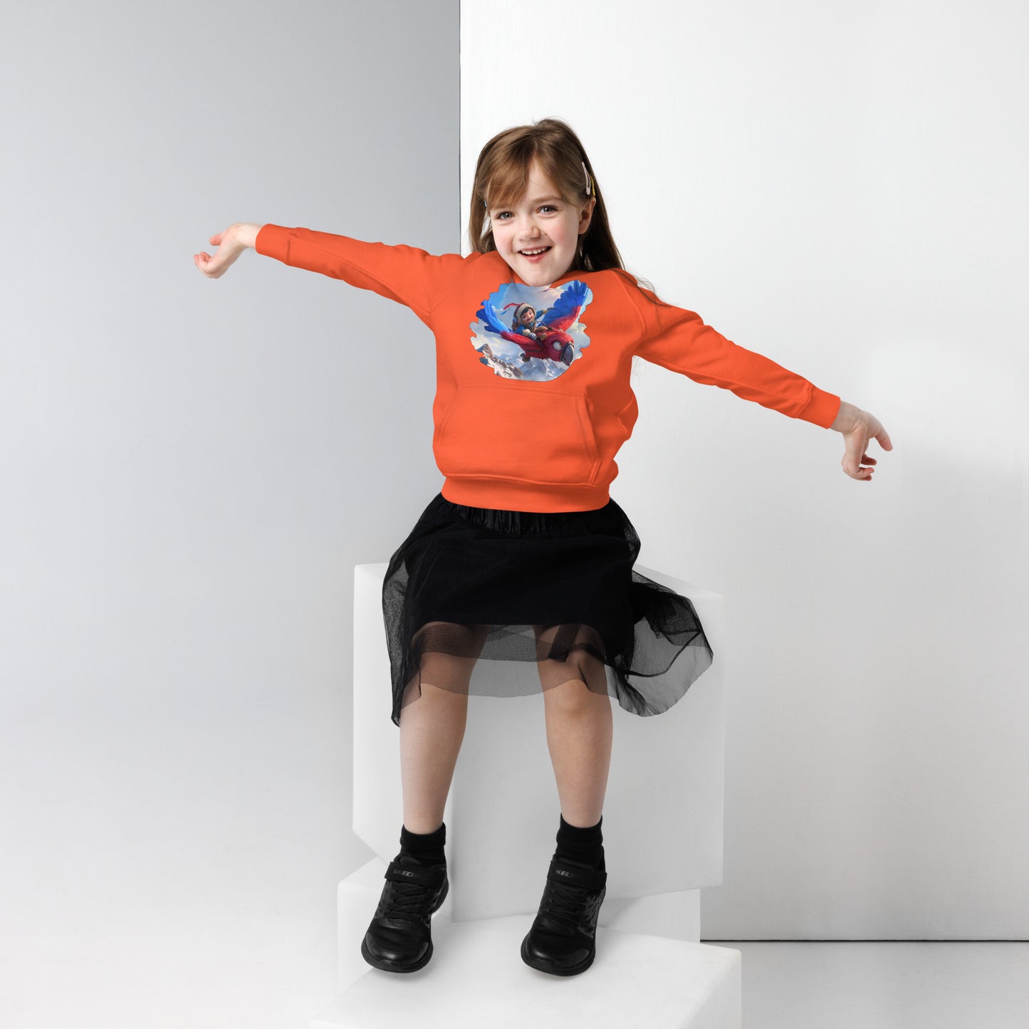 Sudadera Infantil Eco "Aventura en el Cielo"